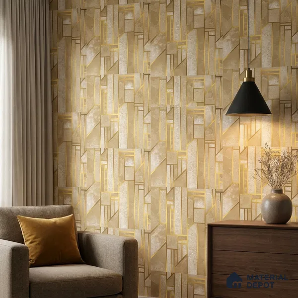 WK25-2515 | 10 Meter x 21 Inches Patterned Look Wallpaper - 57.41 Sq. Ft. | Minimum 15% wastage during installation