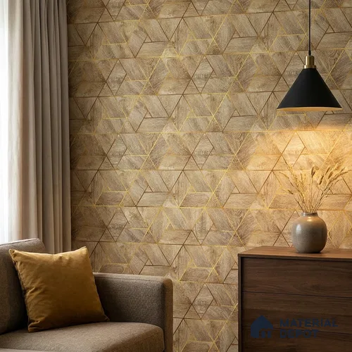 WK25-2525 | 10 Meter x 21 Inches Wood Look Wallpaper - 57.41 Sq. Ft. | Minimum 15% wastage during installation