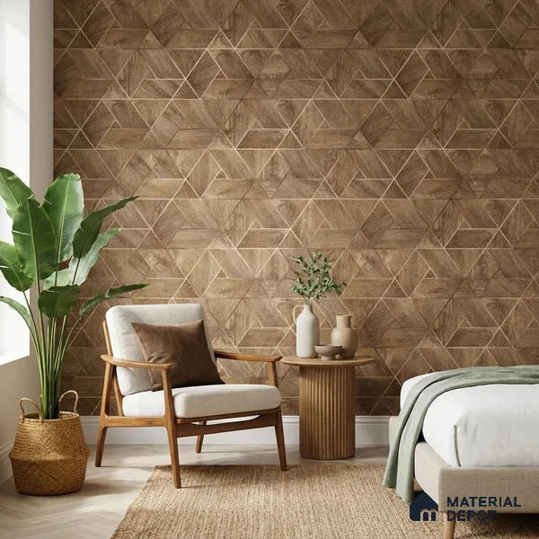 WK25-2527 | 10 Meter x 21 Inches Wood Look Wallpaper - 57.41 Sq. Ft. | Minimum 15% wastage during installation