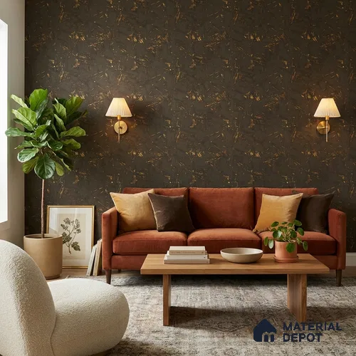 WK25-2528 | 10 Meter x 21 Inches Patterned Look Wallpaper - 57.41 Sq. Ft. | Minimum 15% wastage during installation