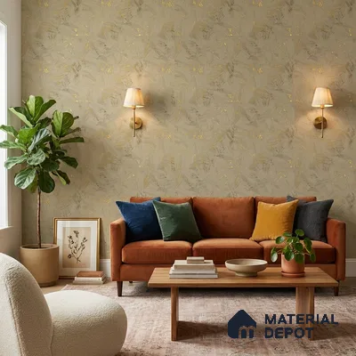 WK25-2530 | 10 Meter x 21 Inches Patterned Look Wallpaper - 57.41 Sq. Ft. | Minimum 15% wastage during installation