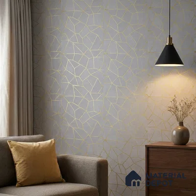 WK25-2540 | 10 Meter x 21 Inches Patterned Look Wallpaper - 57.41 Sq. Ft. | Minimum 15% wastage during installation