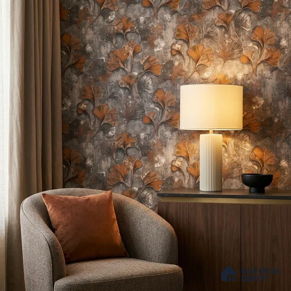23815 | 10 Meter x 21 Inches Florals Look Wallpaper - 57.41 Sq. Ft. | Minimum 15% wastage during installation