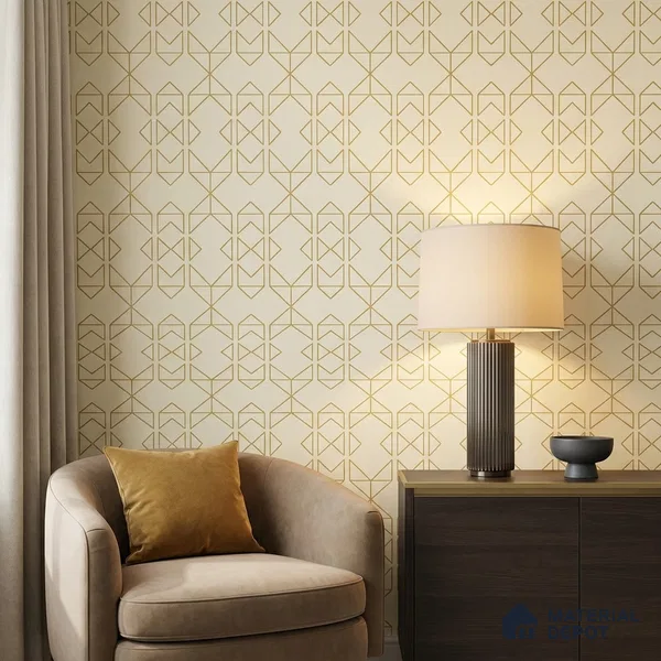 88578-3 | 5 Meter x 42 Inch PVC Patterned Look Wallpaper - 57 Sq. Ft. | Minimum 15% wastage during installation