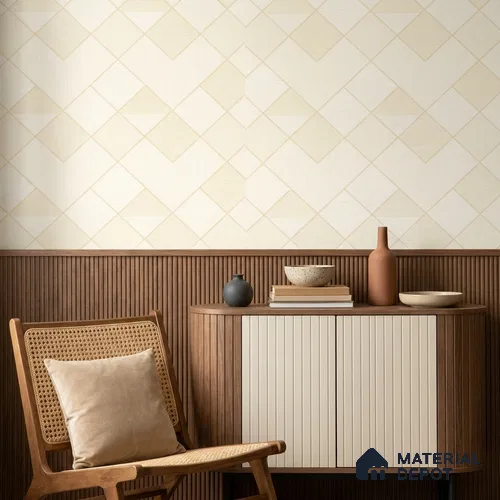 88570-2 | 5 Meter x 42 Inch PVC Patterned Look Wallpaper - 57 Sq. Ft. | Minimum 15% wastage during installation