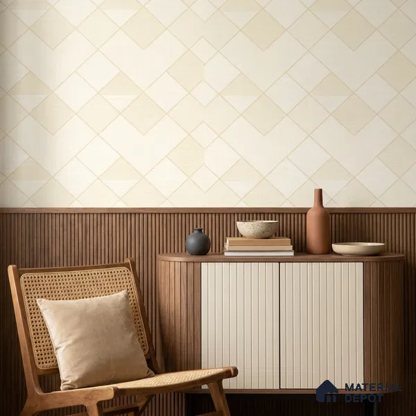 88570-2 | 5 Meter x 42 Inch PVC Patterned Look Wallpaper - 57 Sq. Ft. | Minimum 15% wastage during installation