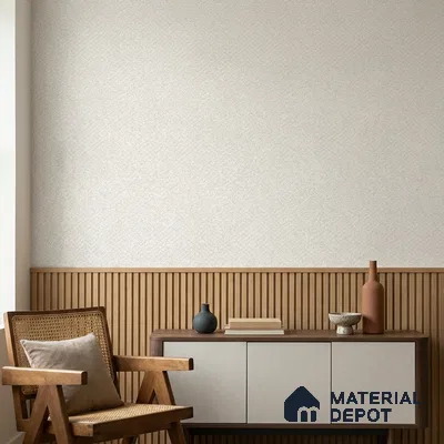 88573-3 | Greige Diamond Emboss PVC Textured Wallpaper - 5 Meter x 42 Inch, 57 Sq. Ft. (Min. 15% Wastage)