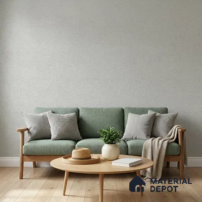 88573-4 | Grey Diamond Emboss PVC Textured Wallpaper - 5 Meter x 42 Inch, 57 Sq. Ft. (Min. 15% Wastage)