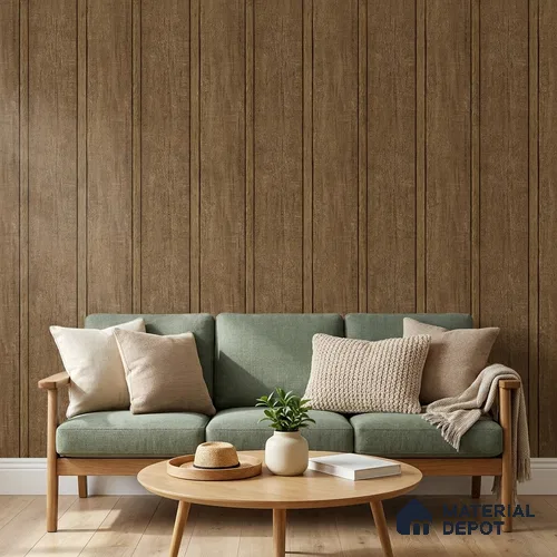 88582-1 | 5 Meter x 42 Inch PVC Wood Look Wallpaper - 57 Sq. Ft. | Minimum 15% wastage during installation