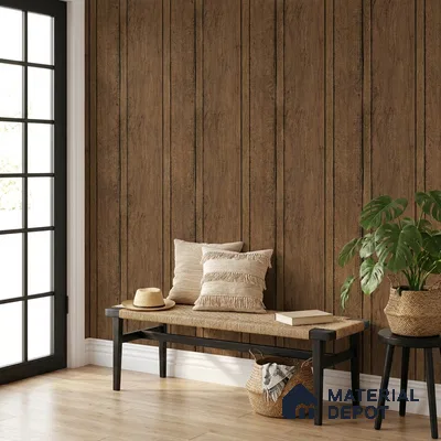 88582-2 | 5 Meter x 42 Inch PVC Wood Look Wallpaper - 57 Sq. Ft. | Minimum 15% wastage during installation