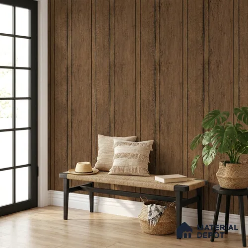 88582-2 | 5 Meter x 42 Inch PVC Wood Look Wallpaper - 57 Sq. Ft. | Minimum 15% wastage during installation