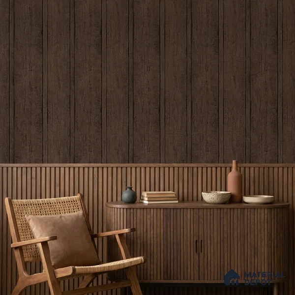 88582-3 | 5 Meter x 42 Inch PVC Wood Look Wallpaper - 57 Sq. Ft. | Minimum 15% wastage during installation