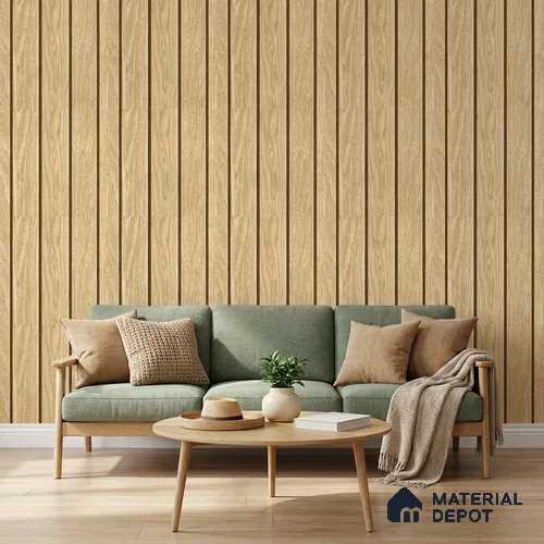 88581-1 | 5 Meter x 42 Inch PVC Wood Look Wallpaper - 57 Sq. Ft. | Minimum 15% wastage during installation