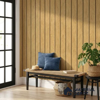 88581-2 | 5 Meter x 42 Inch PVC Wood Look Wallpaper - 57 Sq. Ft. | Minimum 15% wastage during installation