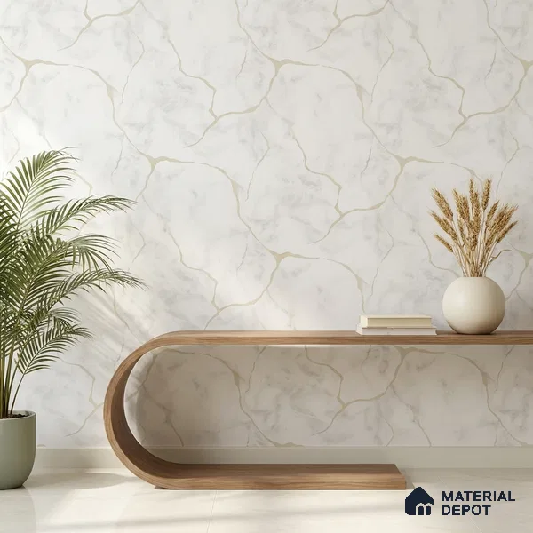 88572-1 | 5 Meter x 42 Inch PVC Patterned Look Wallpaper - 57 Sq. Ft. | Minimum 15% wastage during installation