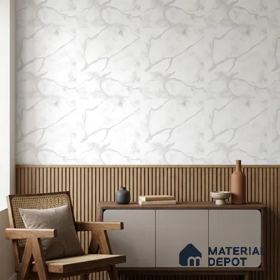 88572-2 | 5 Meter x 42 Inch PVC Patterned Look Wallpaper - 57 Sq. Ft. | Minimum 15% wastage during installation