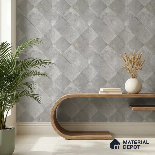 88576-2 | 5 Meter x 42 Inch PVC Patterned Look Wallpaper - 57 Sq. Ft. | Minimum 15% wastage during installation