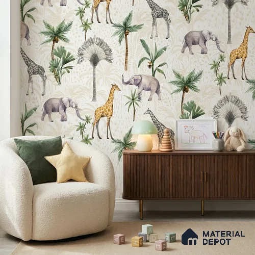 5131-1 | 5 Meter x 42 Inch PVC Animal Print Look Wallpaper - 57 Sq. Ft. | Minimum 15% wastage during installation