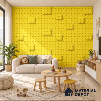 5123-1 | 5 Meter x 42 Inch PVC Patterned Look Wallpaper - 57 Sq. Ft. | Minimum 15% wastage during installation