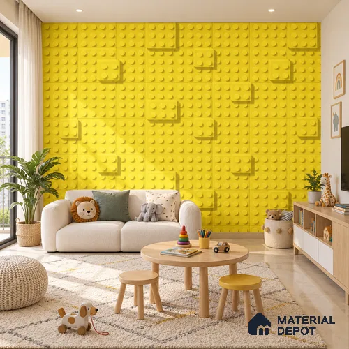 5123-1 | 5 Meter x 42 Inch PVC Patterned Look Wallpaper - 57 Sq. Ft. | Minimum 15% wastage during installation