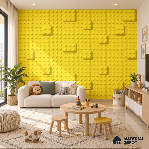 5123-1 | 5 Meter x 42 Inch PVC Patterned Look Wallpaper - 57 Sq. Ft. | Minimum 15% wastage during installation