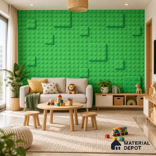 5123-2 | 5 Meter x 42 Inch PVC Patterned Look Wallpaper - 57 Sq. Ft. | Minimum 15% wastage during installation