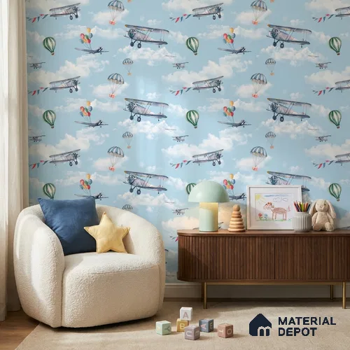 5126-1 | 5 Meter x 42 Inch PVC Patterned Look Wallpaper - 57 Sq. Ft. | Minimum 15% wastage during installation