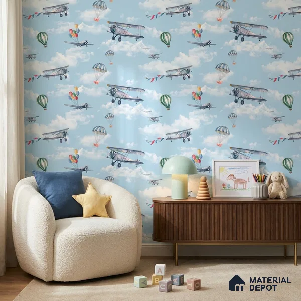 5126-1 | 5 Meter x 42 Inch PVC Patterned Look Wallpaper - 57 Sq. Ft. | Minimum 15% wastage during installation