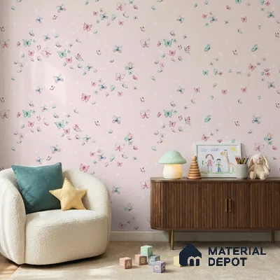 5142-2 | 5 Meter x 42 Inch PVC Patterned Look Wallpaper - 57 Sq. Ft. | Minimum 15% wastage during installation