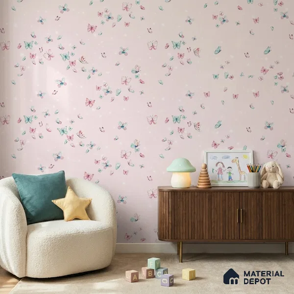 5142-2 | 5 Meter x 42 Inch PVC Patterned Look Wallpaper - 57 Sq. Ft. | Minimum 15% wastage during installation