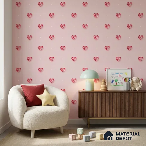 5143-1 | 5 Meter x 42 Inch PVC Patterned Look Wallpaper - 57 Sq. Ft. | Minimum 15% wastage during installation