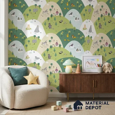 5157-1 | 5 Meter x 42 Inch PVC Animal Print Look Wallpaper - 57 Sq. Ft. | Minimum 15% wastage during installation