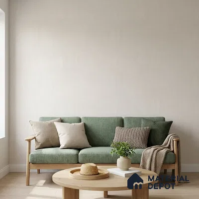 70228-2 | 5 Meter x 42 Inch PVC Plain Look Wallpaper - 57 Sq. Ft. | Minimum 10% wastage during installation