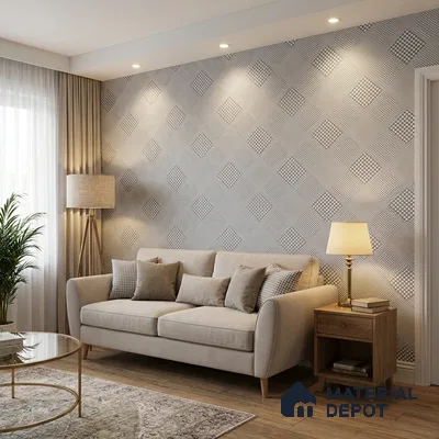 70248-1 | 5 Meter x 42 Inch PVC Patterned Look Wallpaper - 57 Sq. Ft. | Minimum 15% wastage during installation