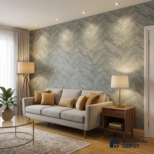 ST021008 | 10.05 Meter x 20.86 Inches Patterned Look Wallpaper - 57.33 Sq. Ft. | Minimum 15% wastage during installation