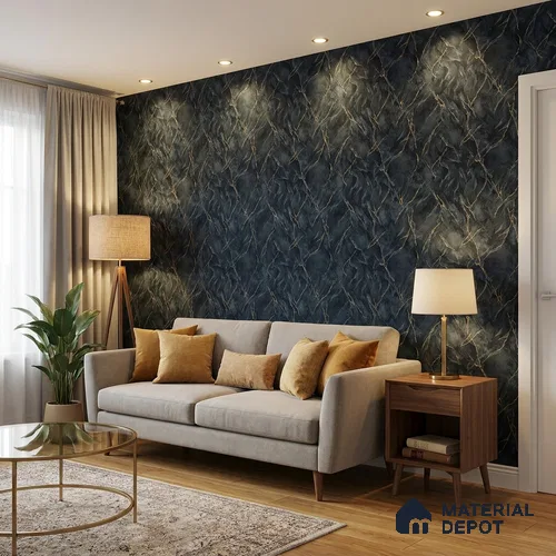 ST021027 | 10.05 Meter x 20.86 Inches Marble Look Wallpaper - 57.33 Sq. Ft. | Minimum 10% wastage during installation