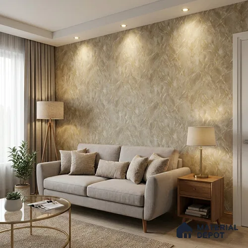 ST021012 | 10.05 Meter x 20.86 Inches Marble Look Wallpaper - 57.33 Sq. Ft. | Minimum 10% wastage during installation