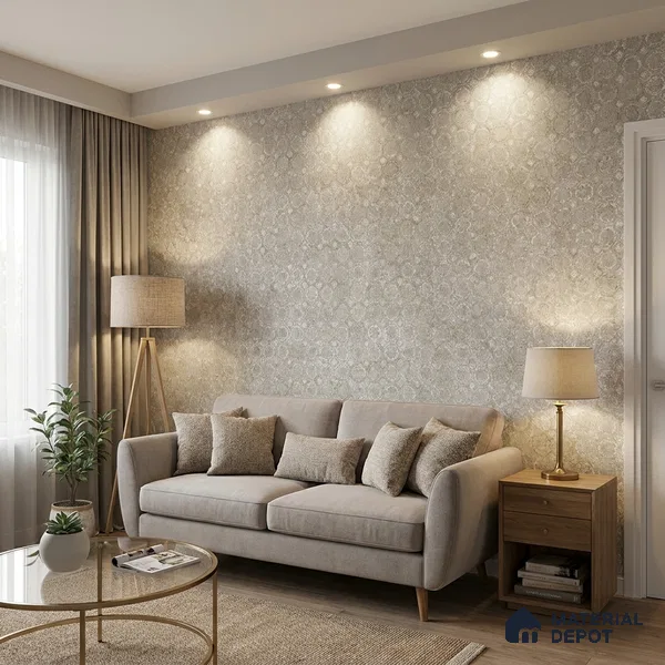 ST021042 | 10.05 Meter x 20.86 Inches Patterned Look Wallpaper - 57.33 Sq. Ft. | Minimum 15% wastage during installation
