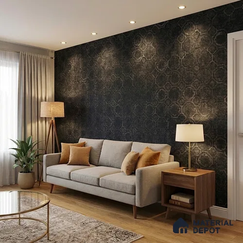 ST021051 | 10.05 Meter x 20.86 Inches Patterned Look Wallpaper - 57.33 Sq. Ft. | Minimum 15% wastage during installation