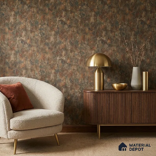 ST021053 | 10.05 Meter x 20.86 Inches Patterned Look Wallpaper - 57.33 Sq. Ft. | Minimum 15% wastage during installation