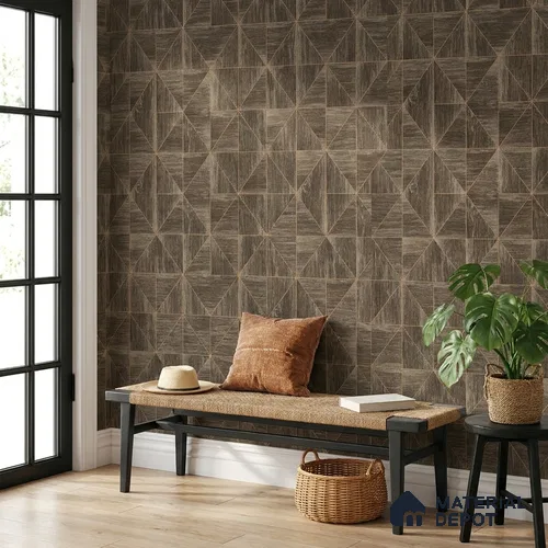 ST021066 | 10.05 Meter x 20.86 Inches Geometric Look Wallpaper - 57.33 Sq. Ft. | Minimum 15% wastage during installation