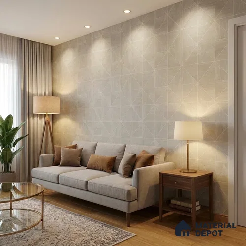 ST021055 | 10.05 Meter x 20.86 Inches Geometric Look Wallpaper - 57.33 Sq. Ft. | Minimum 15% wastage during installation