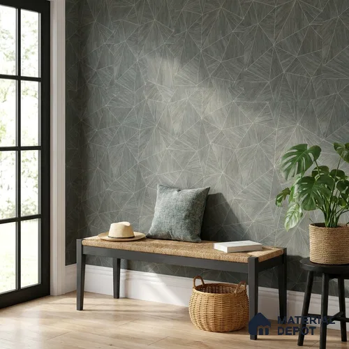 ST021074 | 10.05 Meter x 20.86 Inches Geometric Look Wallpaper - 57.33 Sq. Ft. | Minimum 15% wastage during installation