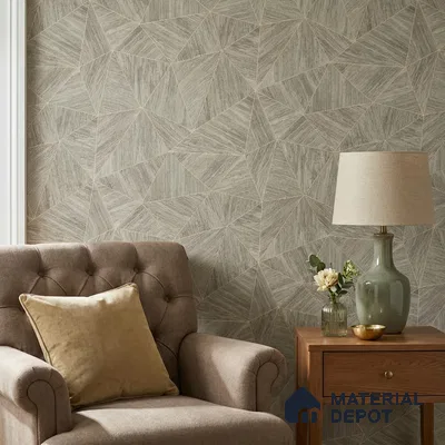 ST021082 | 10.05 Meter x 20.86 Inches Geometric Look Wallpaper - 57.33 Sq. Ft. | Minimum 15% wastage during installation