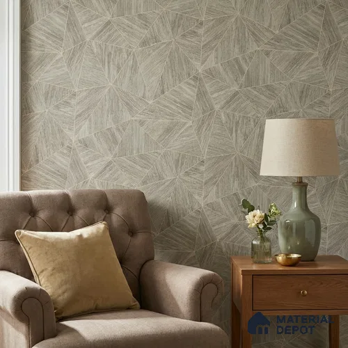 ST021082 | 10.05 Meter x 20.86 Inches Geometric Look Wallpaper - 57.33 Sq. Ft. | Minimum 15% wastage during installation