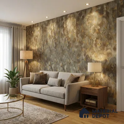 ST021084 | 10.05 Meter x 20.86 Inches Patterned Look Wallpaper - 57.33 Sq. Ft. | Minimum 15% wastage during installation