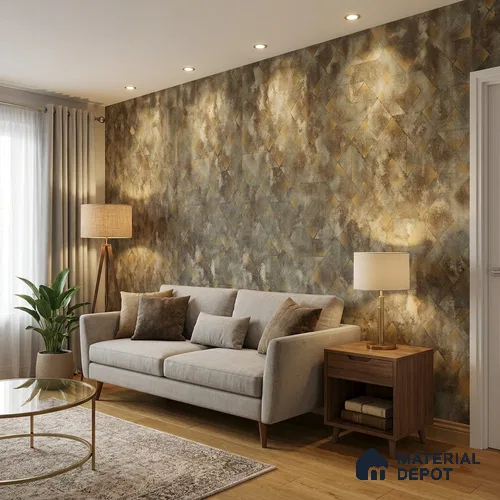 ST021084 | 10.05 Meter x 20.86 Inches Patterned Look Wallpaper - 57.33 Sq. Ft. | Minimum 15% wastage during installation