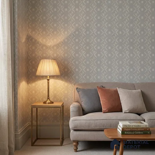 AMBL23435 | 10 Meter x 21 Inches Patterned Look Wallpaper - 57.05 Sq. Ft. | Minimum 15% wastage during installation
