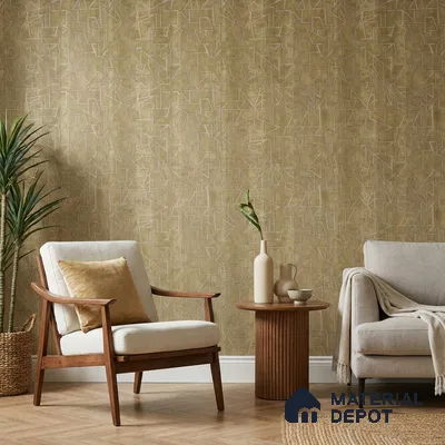 AMBL23448 | 10 Meter x 21 Inches Geometric Look Wallpaper - 57.05 Sq. Ft. | Minimum 15% wastage during installation