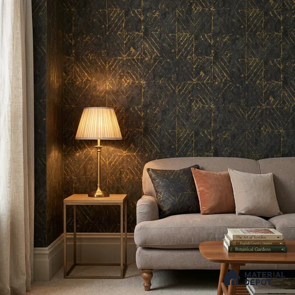 AMBL23452 | 10 Meter x 21 Inches Texture Look Wallpaper - 57.05 Sq. Ft. | Minimum 15% wastage during installation